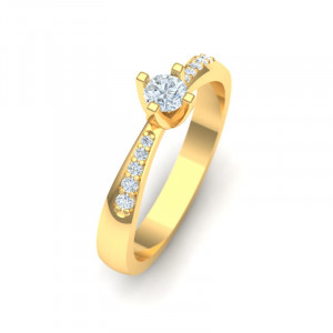 Zlatý dámsky prsteň KYRIA K02.022.A1