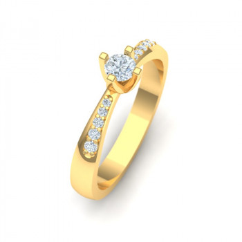 Zlatý dámsky prsteň KYRIA K02.022.A1
