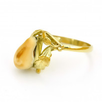 Zlatý dámsky prsteň K34.006.A1 POĽOVNÍCKY ŠPERK