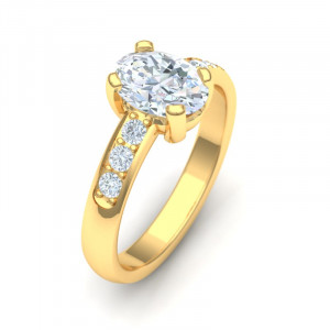 Zlatý dámsky prsteň MAGNA K02.009.A1