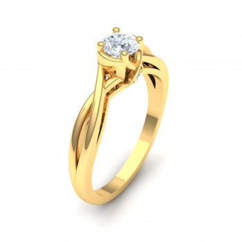 Zlatý dámsky prsteň ELMIRA K02.044.A1