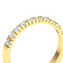 Zlatý dámsky prsteň HALF ETERNITY K04.017.A1