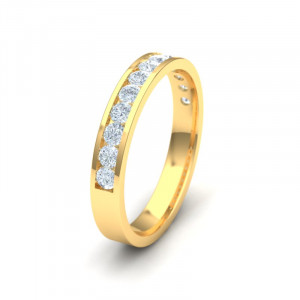 Zlatý dámsky prsteň HALF ETERNITY K04.028.A1