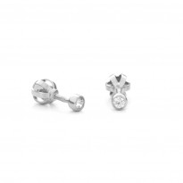 Zlaté dámske náušnice K01.040.B2 DIANA (3 mm)