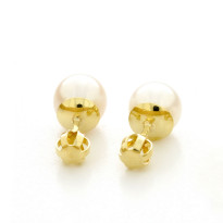 Zlaté dámske náušnice K01.057.B1 GULIKA (8,0 mm)
