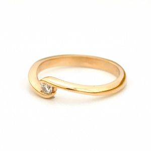 Zlatý dámsky prsteň ISABELLA K01.009.A4