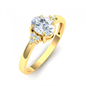 Zlatý dámsky prsteň ZETTA K02.046.A1