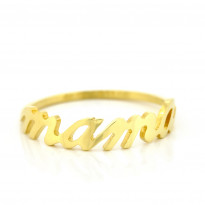 Zlatý dámsky prsteň MAMA K07.024.A1