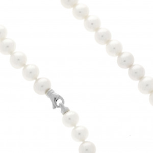 Zlatý dámsky perlový náhrdelník MILUNA K07.051.E2