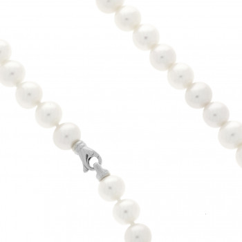 Zlatý dámsky perlový náramok MILUNA K07.052.F2