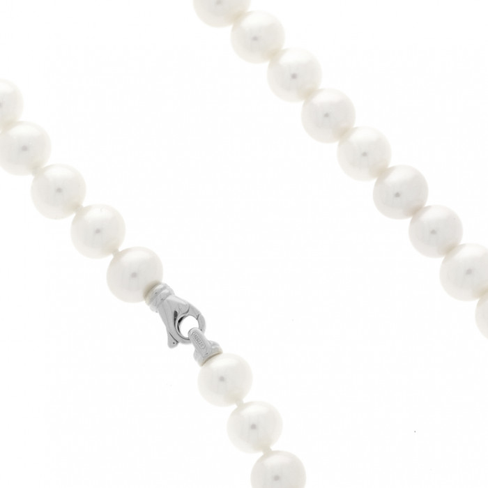 Zlatý dámsky perlový náramok MILUNA K07.052.F2