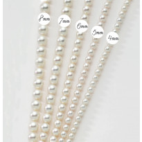 Zlatý dámsky perlový náramok MILUNA K07.052.F1