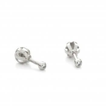 Zlaté dámske náušnice K01.041.B2 DIANA (2 mm)