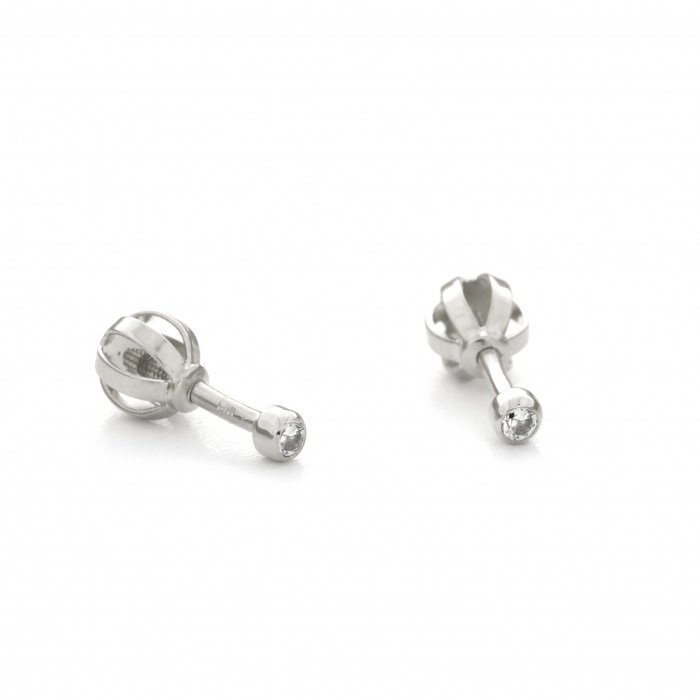Zlaté dámske náušnice K01.041.B2 DIANA (2 mm)