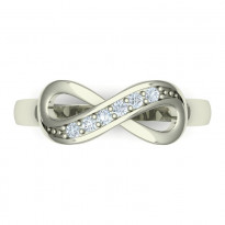 Zlatý dámsky prsteň INFINITY K04.005.A2