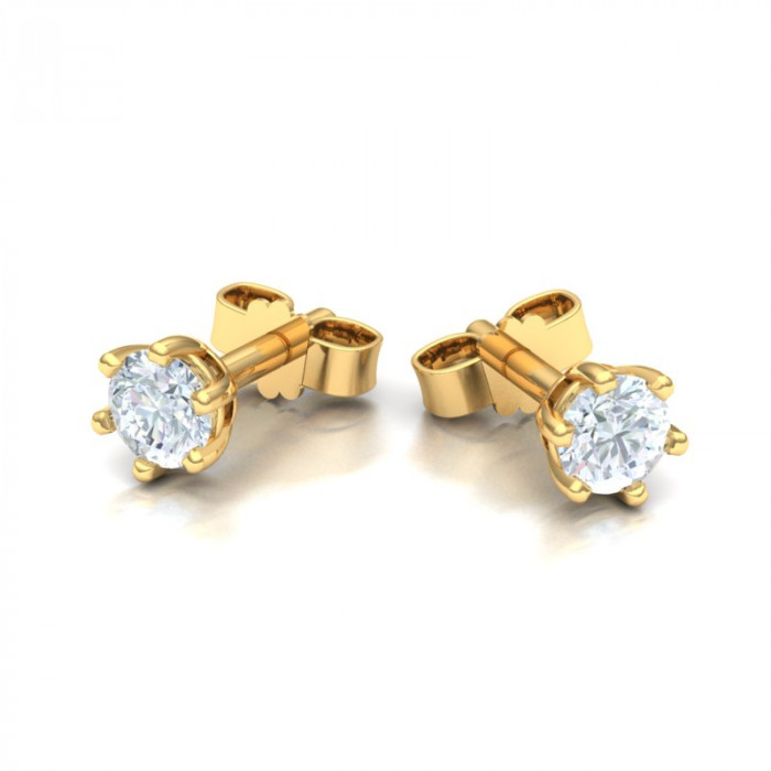 Zlaté dámske náušnice CARENE 4mm K01.018B.B1