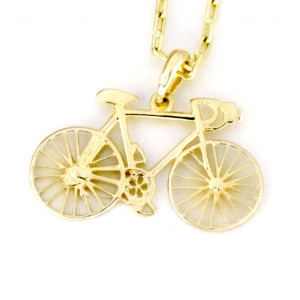 Zlatý prívesok Bicykel K07.034.C3
