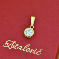 Zlatý dámsky prívesok K30.055.C1 (6 mm)