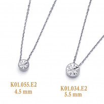 Zlatý dámsky náhrdelník K01.034.E2 JULIANA (420 mm)