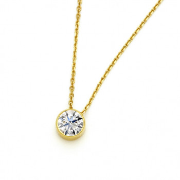 Zlatý dámsky náhrdelník K01.034.E1 JULIANA (420 mm)