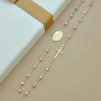 Zlatý dámsky náhrdelník SAINT K49.103.E1 SAINT