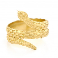 Zlatý dámsky prsteň HAD s jazykom K05.019.A1