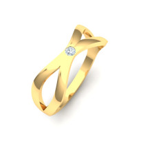 Zlatý dámsky briliantový prsteň K01.045.A1B