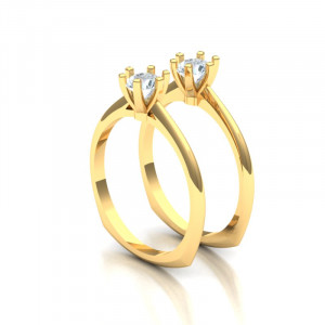 Zlatý dámsky briliantový prsteň MIRIAM K01.015.A1B