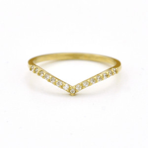 Zlatý dámsky prsteň VIOLETTA K04.044.A1