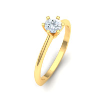 Zlatý dámsky briliantový prsteň MIRIAM K01.015.A1B