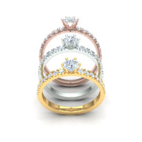 Zlatý dámsky briliantový prsteň NOVA K02.075.A2B