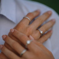 Zlatý dámsky prsteň WEDDING K02.052.W2