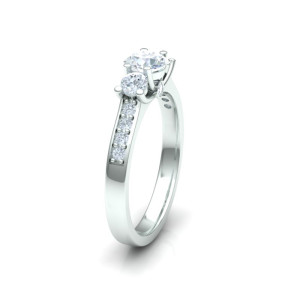 Zlatý dámsky prsteň WEDDING K02.053.A2