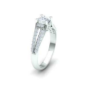 Zlatý dámsky prsteň WEDDING K02.057.A2