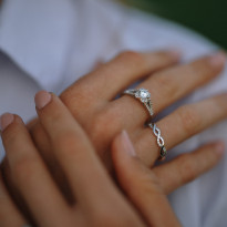 Zlatý dámsky prsteň WEDDING K02.061.A2