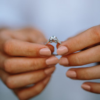 Zlatý dámsky prsteň WEDDING K02.061.A2