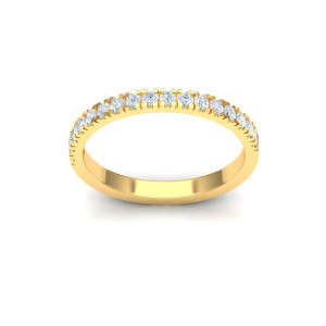 Zlatý dámsky prsteň WEDDING K02.075.W1
