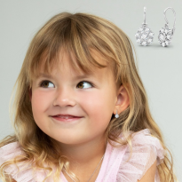 Zlaté náušnice MAMA a DCERA K37.005.B1