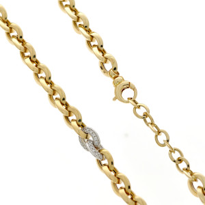 Zlatý dámsky náhrdelník K38.010.E1