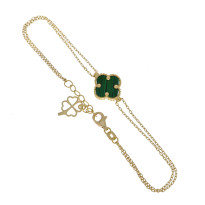 Zlatý dámsky náramok  K38.005.F1.ZEL CLOVER