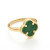 Zlatý dámsky prsteň  K38.005.A1.ZEL CLOVER