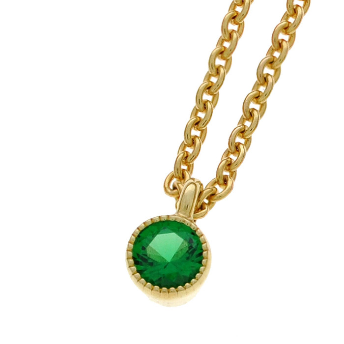 Zlatý dámsky náhrdelník Solitaire K01.070.E1 Solitaire