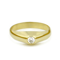 Zlatý dámsky prsteň TYRA K01.072.A1