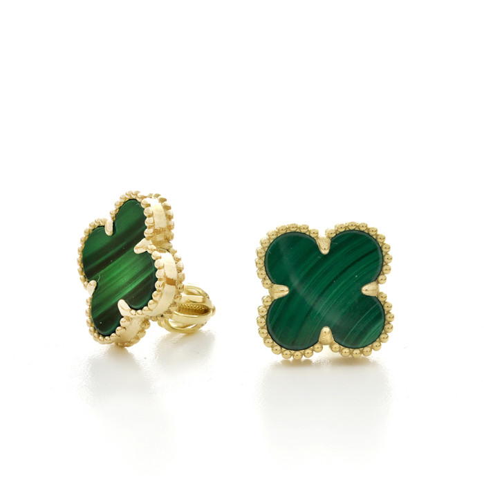 Zlaté dámske náušnice CLOVER K01.073.B1.ZEL