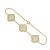 Zlatý dámsky náramok s matkou perál CLOVER K01.073.F1.B.BIE