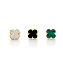 Zlaté dámske náušnice CLOVER K01.074.B1.ZEL