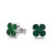 Zlaté dámske náušnice CLOVER K01.074.B2.ZEL