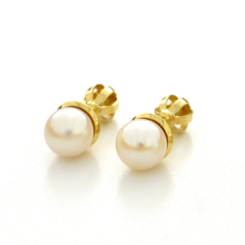 Zlaté dámske náušnice K01.085.B1 GULIKA (5,0 mm)