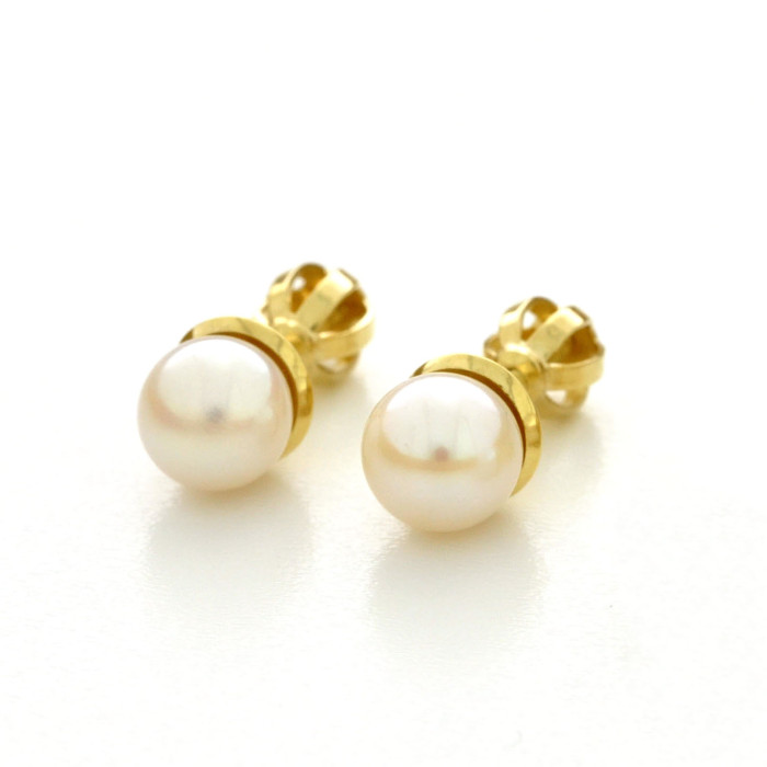 Zlaté dámske náušnice K01.085.B1 GULIKA (5,0 mm)