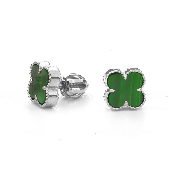Zlaté dámske náušnice CLOVER K01.074.B2.ZEL